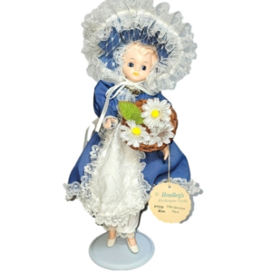 𝅺vintage Bradley birthstone dolls "Miss Opal" porcelain doll